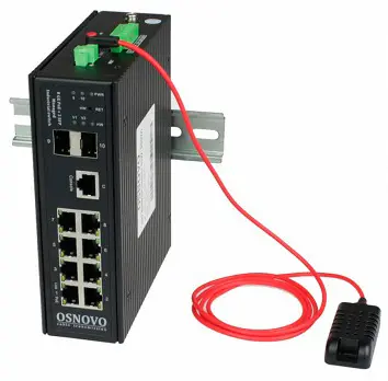 Коммутатор Osnovo SW-80802/I(Port 90W, 300W) 8x1Гбит/с 2SFP 8PoE 200W управляемый