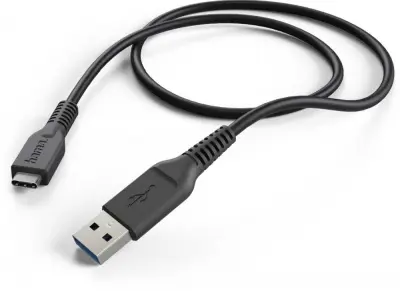 Кабель Hama 00178395 USB (m)-USB Type-C (m) 1м черный