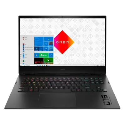 Ноутбук HP Omen 16-b0035ur Core i5 11400H 16Gb SSD1Tb NVIDIA GeForce RTX 3060 6Gb 16.1" IPS FHD (1920x1080) Free DOS 3.0 black WiFi BT Cam
