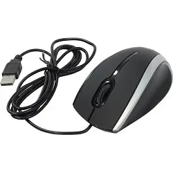 Defender MM-340 Black-Grey USB [52340] {Проводная оптическая мышь, 3 кнопки,1000 dpi}