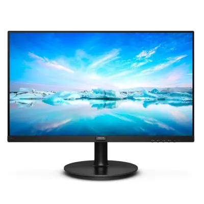 LCD PHILIPS 21.5" 221V8 черный {VA 1920x1080 75Hz 4ms 8bit 4000:1 200cd 250cd DVI HDMI1.4 VESA}