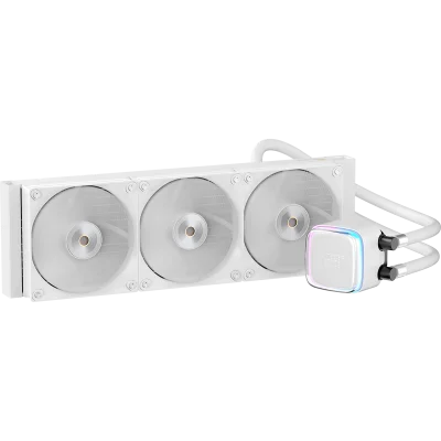 Система жидкостного охлаждения/ Water Cooling System Ocypus Iota L36 WH (300W, 360mm, White, ARGB Pump, Fans: 3x120mm, 77CFM, 2000RPM/ Pump height 65mm, 27dBA, 3100RPM, Rad thickness 27mm/ S: 1851, 1700, 1200, 115X, AM5, AM4)
