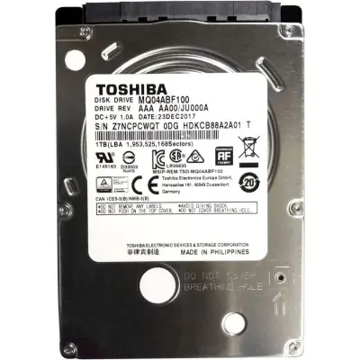 Жесткий диск Toshiba SATA-III 1TB MQ04ABF100 Notebook/Desktop MQ04 512E (5400rpm) 128Mb 2.5"