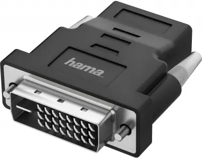 Адаптер Hama H-205169 00205169 DVI-D Dual Link (m) HDMI (f) черный