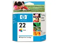 Картридж струйный HP 22 C9352AE многоцветный (165стр.) для HP DJ 3920/3940/PSC 1410