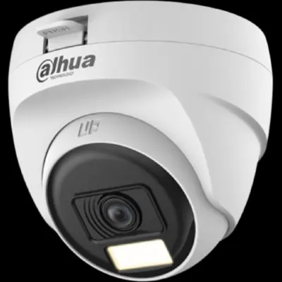 DAHUA DH-HAC-T1A51P-U-IL-0280B-S3 Уличная купольная HDCVI-видеокамера 5Мп; CMOS; объектив 2.8мм; ИК 25м, Led 20м; корпус: пластик