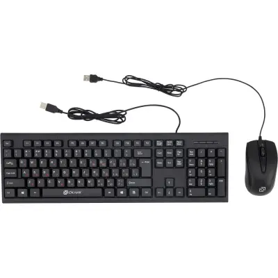 Клавиатура + мышь Oklick 630M черный USB [1091260]