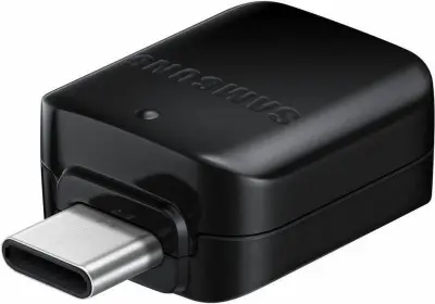 Переходник Samsung EE-UN930 EE-UN930BBRGRU USB (f)-USB Type-C (m) черный