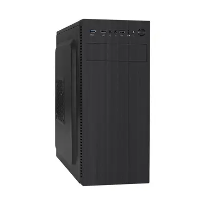 Exegate EX289298RUS Корпус Miditower ExeGate AA-338U-AA350 (ATX, AA350 8см, 2*USB+1*USB3.0, аудио, черный)