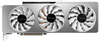 Видеокарта Gigabyte PCI-E 4.0 GV-N3080VISION OC-10GD 2.0 LHR NVIDIA GeForce RTX 3080 10240Mb 320 GDDR6X 1800/19000 HDMIx2 DPx3 HDCP Ret