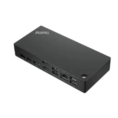 Lenovo [40AY0090CN] ThinkPad Universal USB-C Dock  2x DP 1.4, 1x HDMI 2.0, 3x USB 3.1, 2x USB 2.0, 1x USB-C, 1x RJ-45, 1x Combo Audio Jack 3.5mm pi.