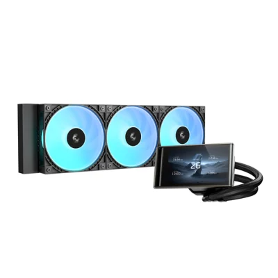 Система водяного охлаждения DEEPCOOL LT360 VISION ARGB LGA1851/1700/1200/115X/AM5/AM4 (6шт/кор,TDP 300W, ARGB Lighting, Anti-Leak edition, PWM, TRIPLE FAN) BOX (R-LT360VISION-BKAMMC-G-1)