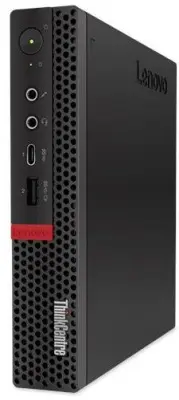 ПК Lenovo ThinkCentre M75q-1 slim Ryzen 3 PRO 3200GE (3.3) 4Gb SSD256Gb/Vega 8 noOS GbitEth WiFi BT 65W клавиатура мышь черный