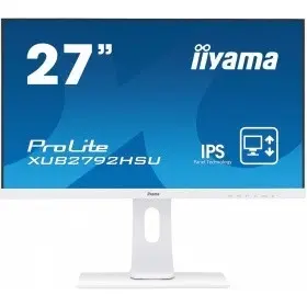 IIYAMA 27" XUB2792HSU-W1 белый {IPS LED 1920x1080 4ms 16:9 8bit(6bit+FRC) 250cd 178/178 D-Sub HDMI DisplayPort USBHub VESA 2x2W}