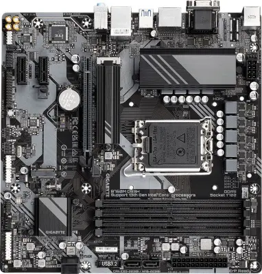 Gigabyte B760M DS3H {Soc-1700, Intel B760, 4xDDR5-4800 mATX, Ret}
