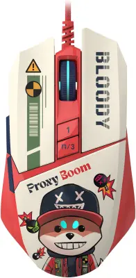 Мышь A4Tech Bloody W63 Max Proxy Boom рисунок оптическая (120000dpi) USB
