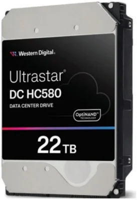 Жесткий диск Western Digital Ultrastar DC HС580 HDD 3.5" SATA 22TB, 7200 rpm, 512MB buffer, 512e, 1 year