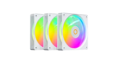 Вентилятор для корпуса Ocypus Gamma F12 Elite WH ARGB REVERSE BLADE 3 IN 1, 120x120x25mm, 4-PIN PWM, 600-1800 RPM, 26 DBA MAX, HYDRO BEARING