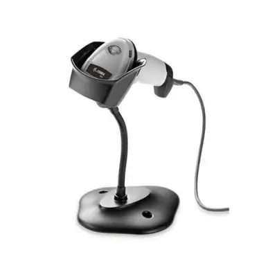 Zebra DS2208-SR сканер с подставкой белый [DS2208-SR6U2100SGW] USB KIT: DS2208-SR00006ZZWW SCANNER, CBA-U21-S07ZBR SHIELDED USB CABLE, 20-71043-04R STAND