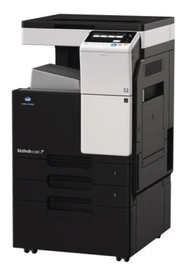 МФУ Konica Minolta bizhub 287 (МФУ, A3, 28 стр./мин, без крышки и ADF, без тумбы, без картриджей, без кабеля питания, запуск АСЦ платно) Продажа только с автоподатчиком A7V7WY2