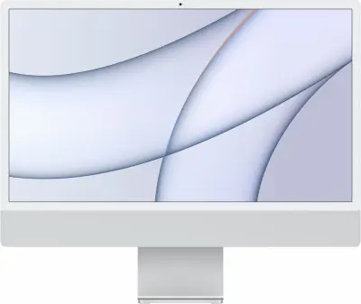 Моноблок Apple iMac A2439 24" 4.5K M1 8 core (3.2) 8Gb SSD256Gb 7 core GPU macOS WiFi BT 143W клавиатура мышь Cam серебристый 4480x2520