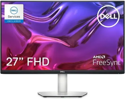 Монитор Dell 27" S2723HC серебристый/черный IPS LED 4ms 16:9 HDMI M/M матовая HAS Piv 300cd 178гр/178гр 1920x1080 75Hz FreeSync FHD USB