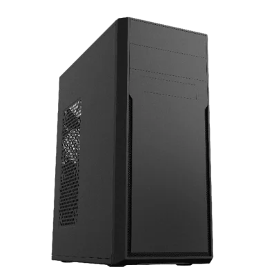 Корпус c блоком питания 600 Ватт/ Case Foxline FL-302-FZ600-U32 ATX case, black, w/PSU 600W, w/2xUSB2.0+2xUSB3.0, w/pwr cord, w/o FAN