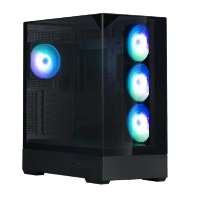 Корпус для ПК Zalman P40 Prism Plus Black ATX Mid Tower PC Case, 120mm ARGB Fanx4
