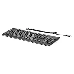 HP [QY776AA] {Клавиатура HP QY776AA черный USB}