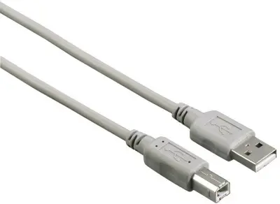 Кабель Hama H-200902 USB A(m) USB B(m) 5м (00200902) серый