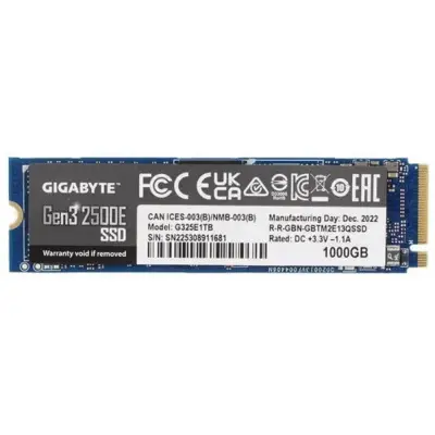 Gigabyte SSD 1TB G325E1TB  M.2 NVMe PCIe 3.0