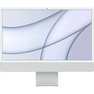 Apple iMac [MGPD3RU/A]  Silver 24" Retina 4.5K {Apple M1 chip with 8-core CPU and 8-core GPU/8GB/512GB SSD/LAN} (2021)