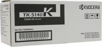 Картридж лазерный Kyocera TK-5140K 1T02NR0NL0 черный (7000стр.) для Kyocera Ecosys M6030cdn/M6530cdn/P6130cdn