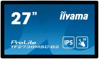 Монитор Iiyama 27" TF2738MSC-B2 черный IPS LED 16:9 DVI HDMI M/M 425cd 178гр/178гр 1920x1080 DisplayPort FHD USB Touch 8.3кг
