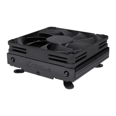 Кулер для процессора/ CPU Cooler Noctua NH-L9i chromax.black (59W, 4-pin PWM, 37mm, Al/Cu, 2x6mm, 1x92x92x14mm, 33.84CFM, 23.6dBA, 2500RPM, S: 1200/115x, Black)