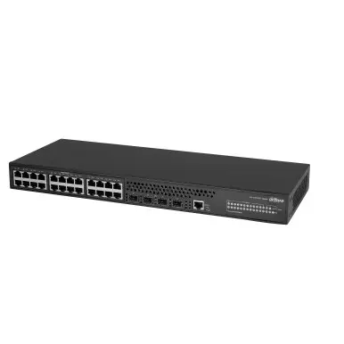 DAHUA DH-AS5500-24GT4XF 28-портовый управляемый коммутатор, уровень L3, 24xRJ45 1Gb, 4xSFP+ 10Gb, коммутация 128 Гбит/с, MAC-таблица 16К