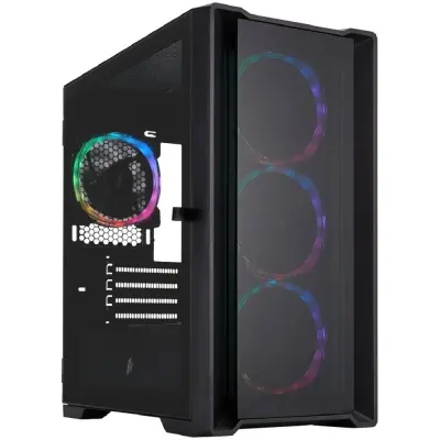 1STPLAYER TRILOBITE T4-G GLASS ARGB Black / mATX / 4x120mm ARGB fans / T4-G-BK-4FS7