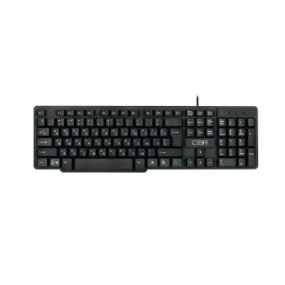 CBR KB 120, Клавиатура проводная полноразмерная, USB, 104 клавиши, конструкция "скелетон", длина кабеля 1,8 м