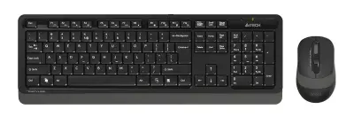 Комплект кл-ра+мышь беспров. A4Tech Fstyler FG1010S black/grey USB (FG1010S GREY)