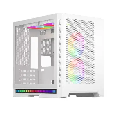 1STPLAYER STEAM PUNK SP6 White / mATX, TG / SP6-G-WH