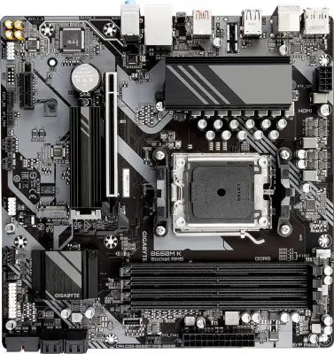 Материнская плата Gigabyte B650M K Socket AM5 AMD B650 4xDDR5 mATX AC`97 8ch(7.1) 2.5Gg RAID+HDMI