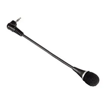 Микрофон для ноутбука Hama H-57152 (00057152) черный 17cm 3.5Jack