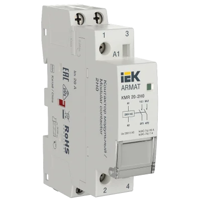 ARMAT Контактор модульный KMR 20А 230В AC 2НО IEK