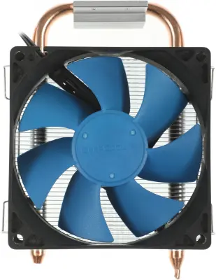 Устройство охлаждения(кулер) Deepcool Ice Blade 100 PWM Soc-AM5/AM4/1151/1200/1700 черный/синий 4-pin 15-29dB Al+Cu 100W 309gr Ret (DP-MCH1D8-IB100PWM)