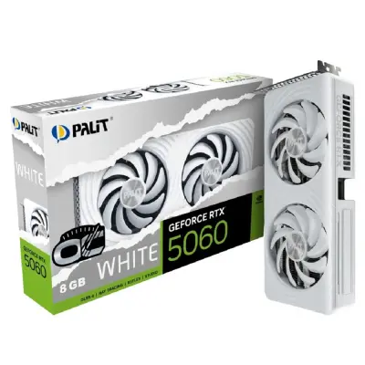 Видеокарта PCIE16 RTX5060 8GB PA-RTX5060 WHITE OC 8GB PALIT