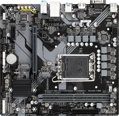 Gigabyte B760M H DDR4 {Soc-1700, Intel B760, mATX, Ret}