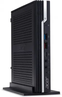 Неттоп Acer Veriton N4680G P G6405 (4.1) 8Gb SSD256Gb UHDG 610 Eshell GbitEth WiFi BT 90W клавиатура мышь черный