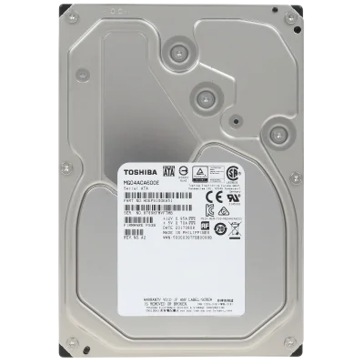 Жесткий диск/ HDD Toshiba SATA3 6TB 3.5" Server 7200 4Kn 128Mb for HUAWEI and standard servers 1 year warranty (replacement MG10ADA600E, MG08ADA600E, MG10ADA400E, MG08ADA400E, ST6000NM019B, HUS726T6TALE6L4)