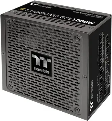 Блок питания Thermaltake ATX 1000W Toughpower GF3 80+ gold (24+4+4pin) APFC 140mm fan color LED 12xSATA Cab Manag RTL