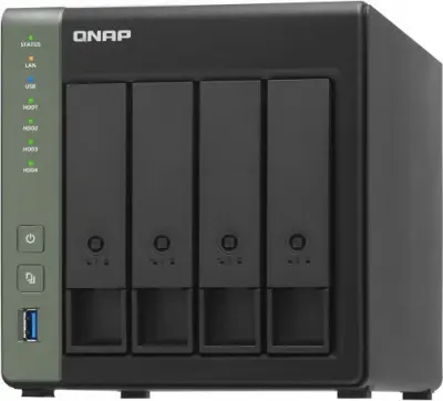 Сетевое хранилище NAS Qnap TS-431X3-4G 4-bay настольный Cortex-A15 AL-314